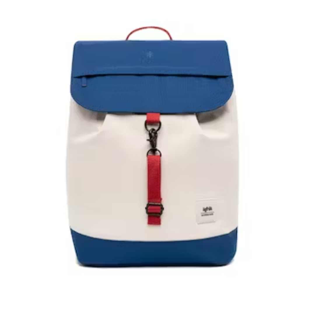 Sac à dos imperméable - Blanc et bleu