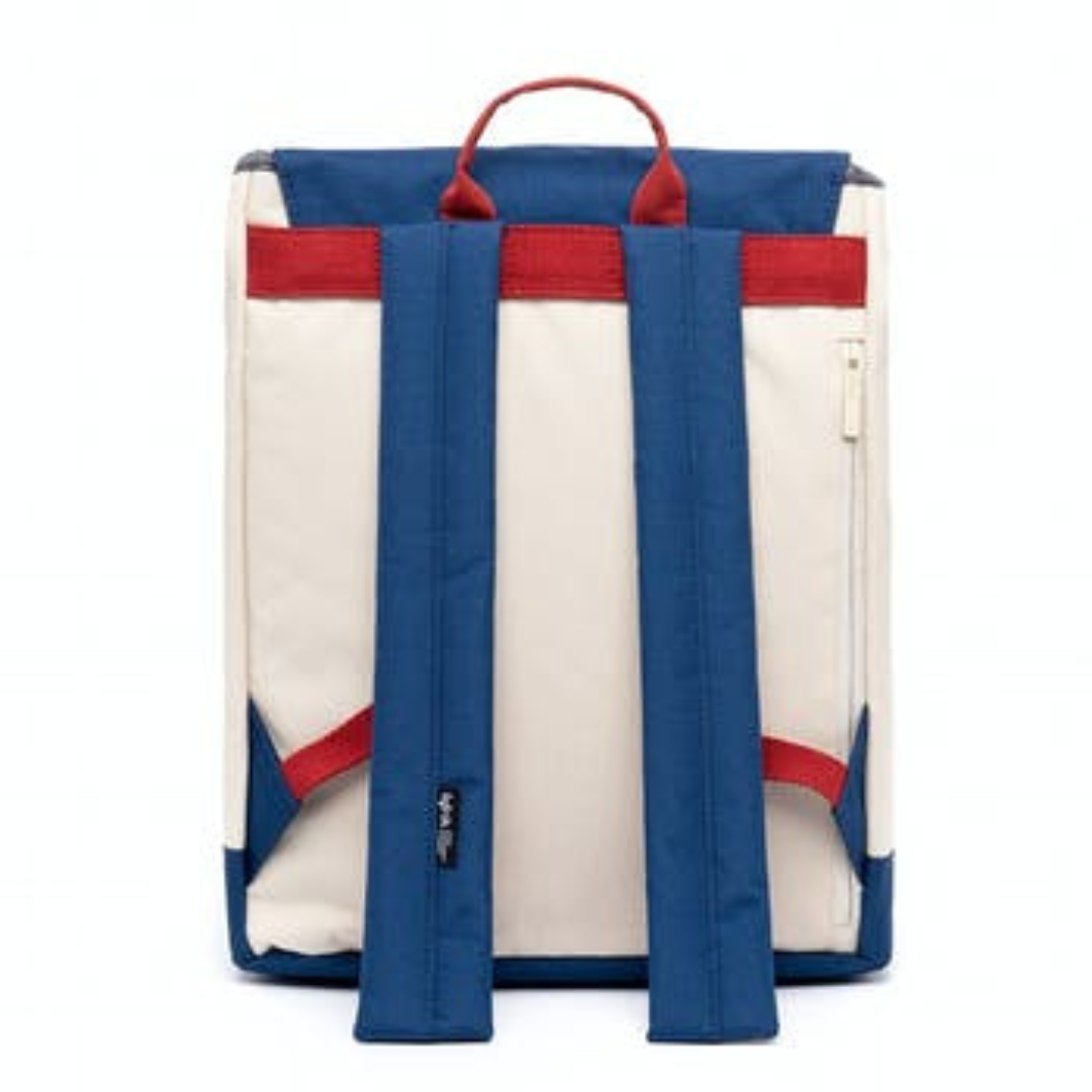 Sac à dos imperméable - Blanc et bleu