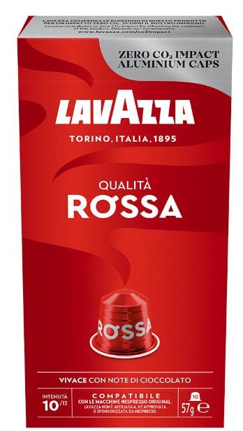 Lavazza - Qualita Rossa - 10 capsules pour Nespresso