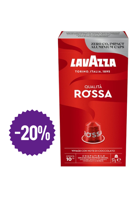 Lavazza - Qualita Rossa - 10 capsules pour Nespresso