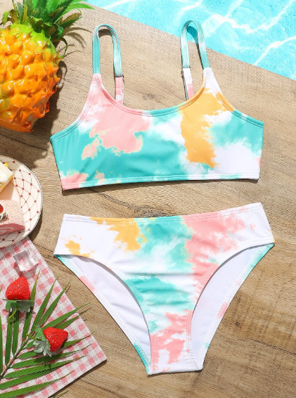 Maillot de bain imprimé couleur
