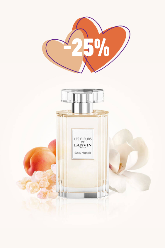 COFFRET EAU DE TOILETTE LANVIN + MINIATURE - SUNNY MAGNOLIA 50 ML + VAPORISATEUR DE VOYAGE 7,5 ML