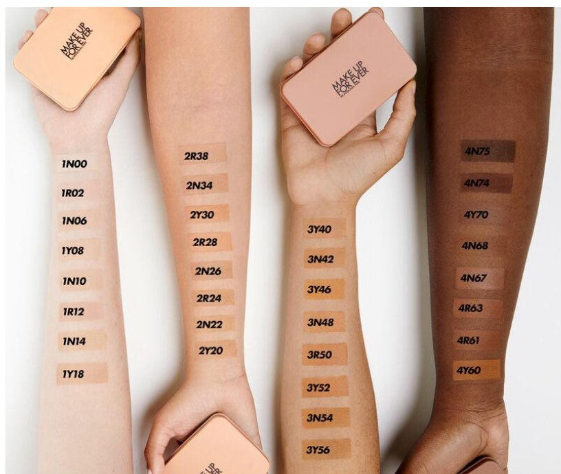 Fond de teint poudre compact matifiant HD SKIN POWDER FOUNDATION - 5 teintes disponibles - MAKE UP FOR EVER