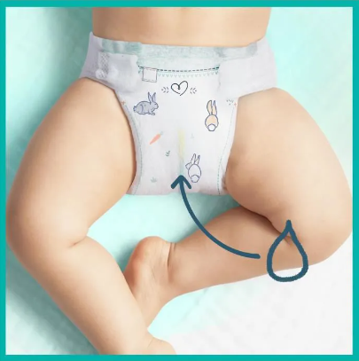 Couches bébé Pampers Baby Dry - 34 couches - Taille 3 (6-10 kg)