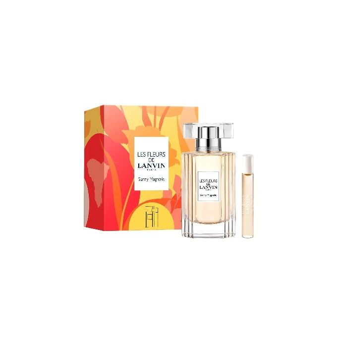 COFFRET EAU DE TOILETTE LANVIN + MINIATURE - SUNNY MAGNOLIA 50 ML + VAPORISATEUR DE VOYAGE 7,5 ML