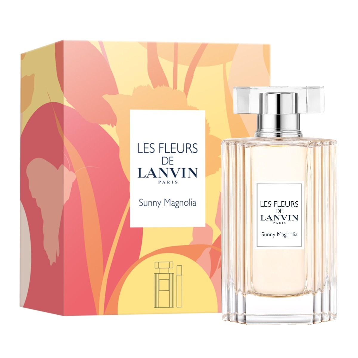 COFFRET EAU DE TOILETTE LANVIN + MINIATURE - SUNNY MAGNOLIA 50 ML + VAPORISATEUR DE VOYAGE 7,5 ML