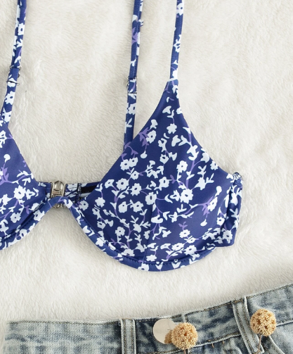 Maillot de bain bleu