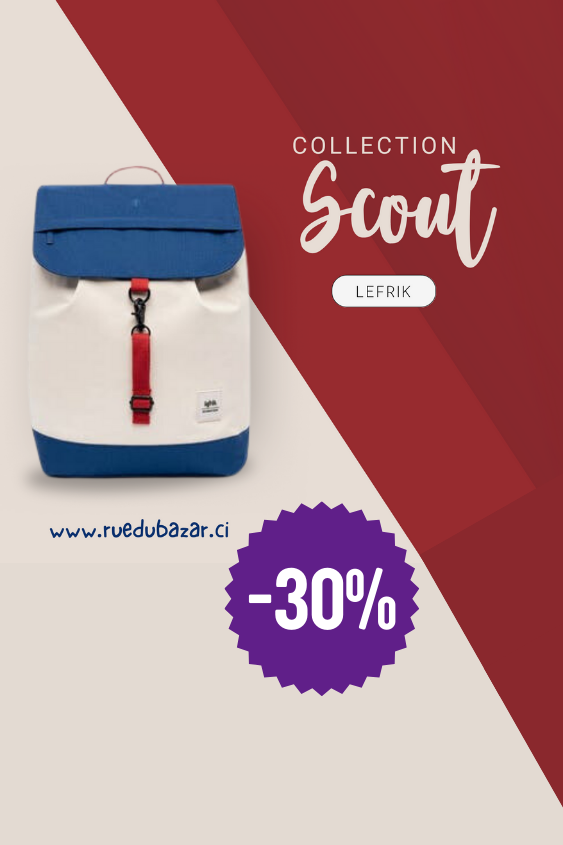 Sac à dos imperméable - Blanc et bleu