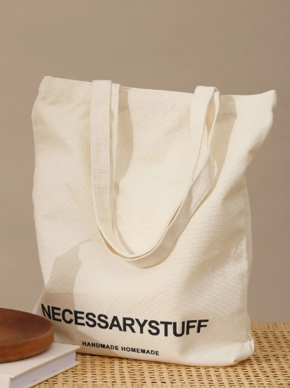 Tote bag blanc imprimé - SHEIN