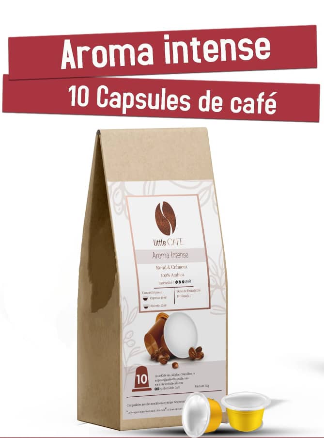 Little Café - Aroma Intense - 10 capsules compatibles Nespresso