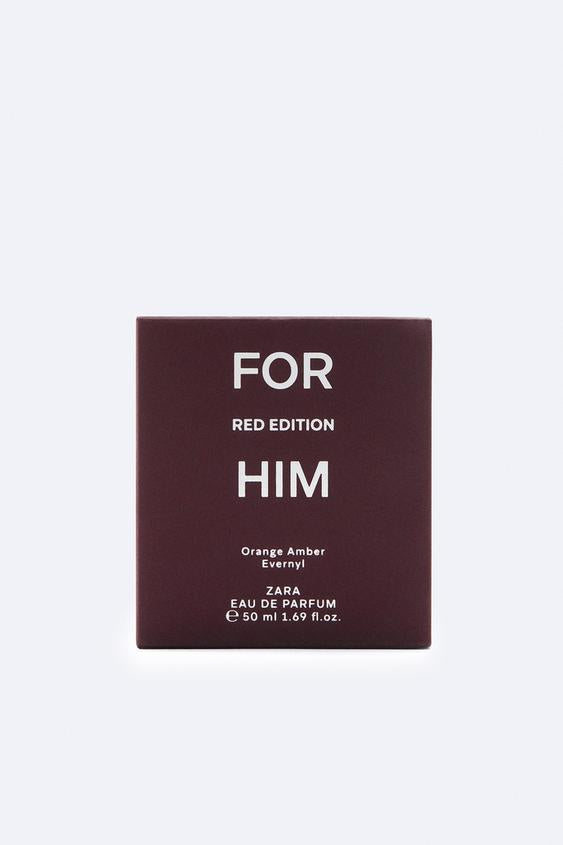 Parfum homme ZARA - FOR HIM RED EDITION - 50 ML