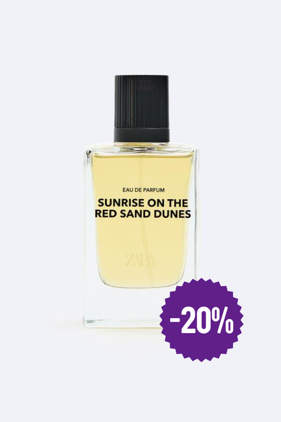 Parfum homme ZARA - SUNRISE ON THE RED SAND DUNES - 100 ML