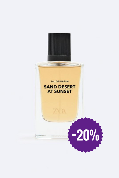 Parfum homme ZARA - SAND DESERT AT SUNSET - 100 ML